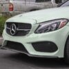 RW Carbon Mercedes W205 Carbon Fiber Front Lip Spoiler (3)