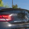 RW Carbon Mercedes W205 Coupe ED1 V2 Style CF Trunk Spoiler - Image 2