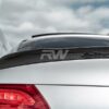 RW Carbon Mercedes W205 Coupe ED1 V2 Style CF Trunk Spoiler - Image 4