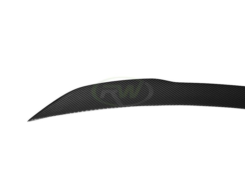 RW Carbon Mercedes W205 Coupe ED1 V2 Style CF Trunk Spoiler - Image 6