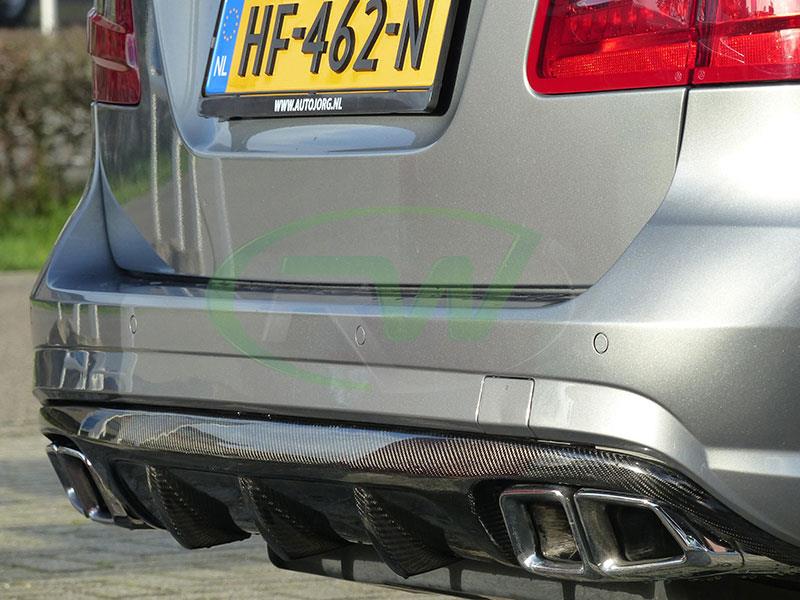 RW Carbon Mercedes W212 AMG DTM Carbon Fiber Diffuser - Image 12