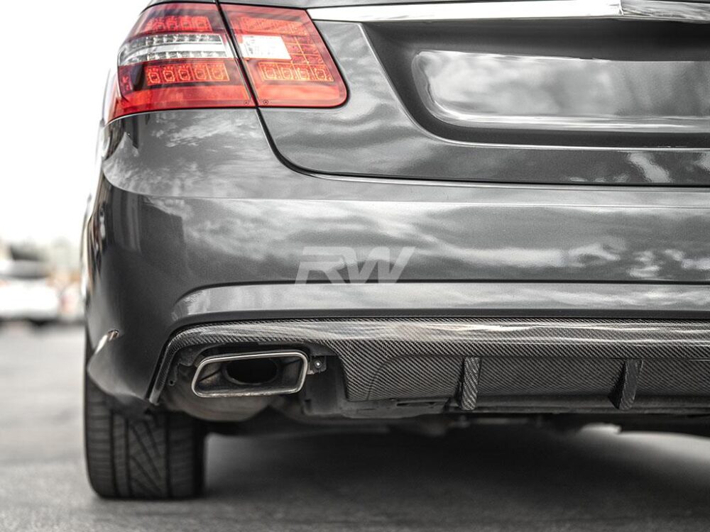 RW Carbon Mercedes W212 AMG DTM Carbon Fiber Diffuser - Image 5