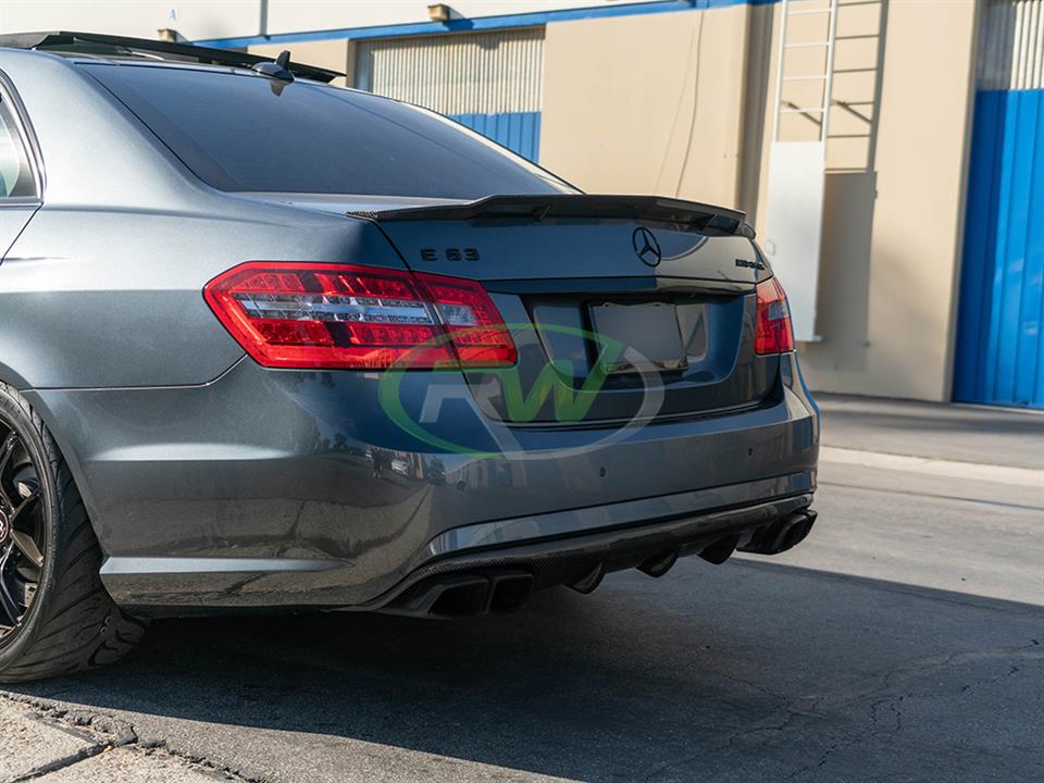 RW Carbon Mercedes W212 AMG DTM Carbon Fiber Diffuser - Image 8