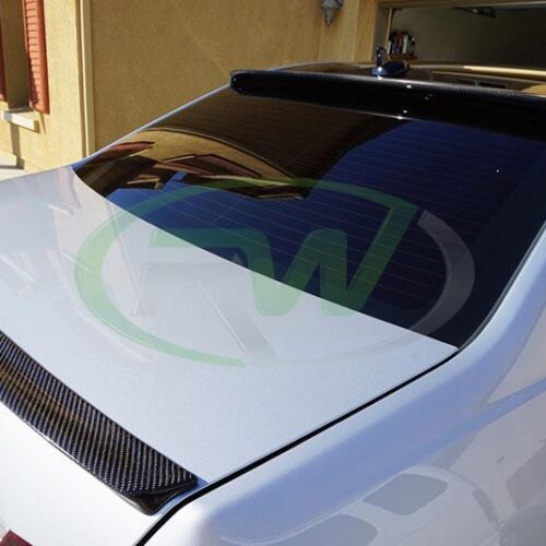 Alternative view of RW Carbon Mercedes W212 Carbon Fiber Roof Spoiler