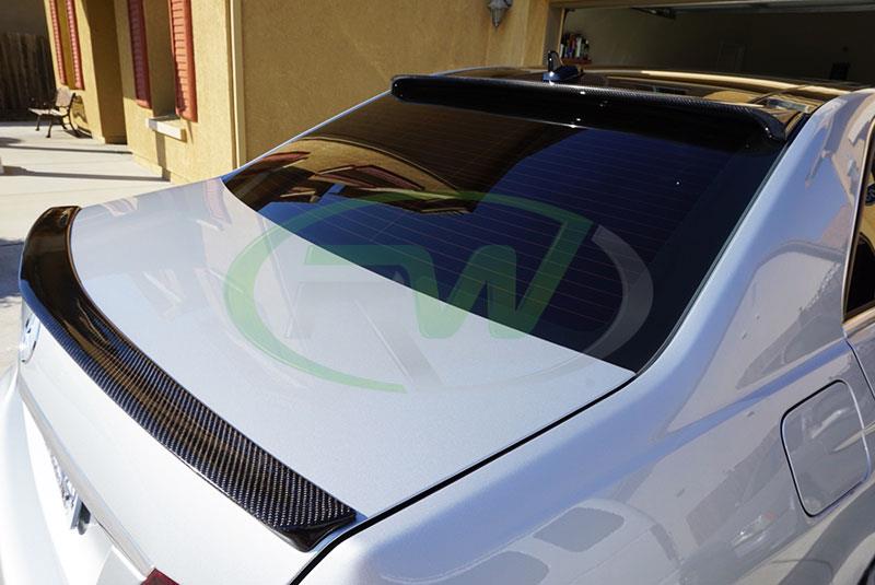 RW Carbon Mercedes W212 Carbon Fiber Roof Spoiler (1)