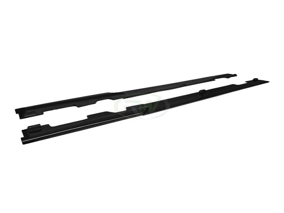 RW Carbon Mercedes W212 Carbon Fiber Side Skirt Extensions (6)