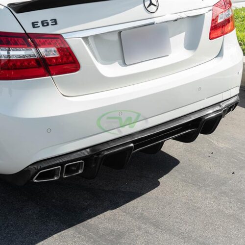 Alternative view of RW Carbon Mercedes W212 E63 Renn Style Carbon Fiber Diffuser