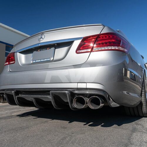 RW Carbon Mercedes W212 E63 Renn Style Carbon Fiber Diffuser