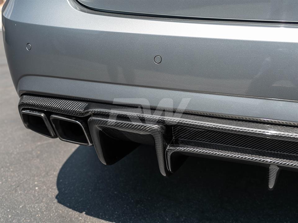 RW Carbon Mercedes W212 E63 Renn Style Carbon Fiber Diffuser (7)