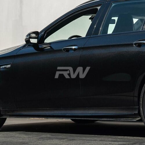RW Carbon Mercedes W213 DTM Carbon Side Skirt Extensions
