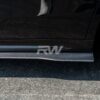 RW Carbon Mercedes W214 Carbon Fiber Side Skirt Extensions (2)