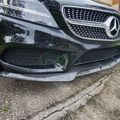 RW Carbon Mercedes W218 CLS 15-17 Sport Carbon Fiber Front Lip