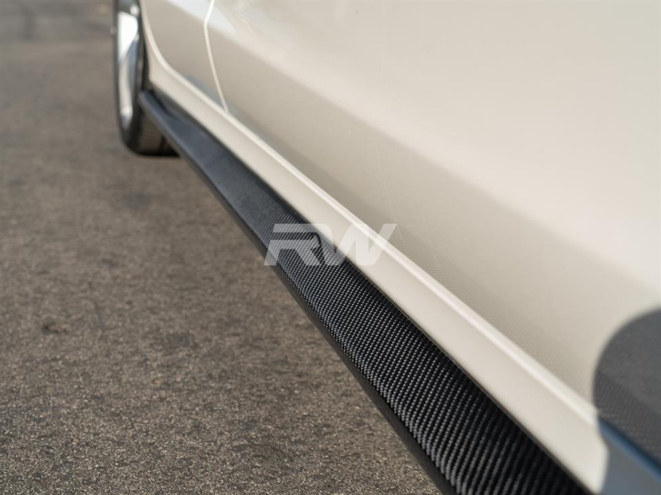 RW Carbon Mercedes W218 CLS Carbon Fiber Side Skirt Extensions (5)