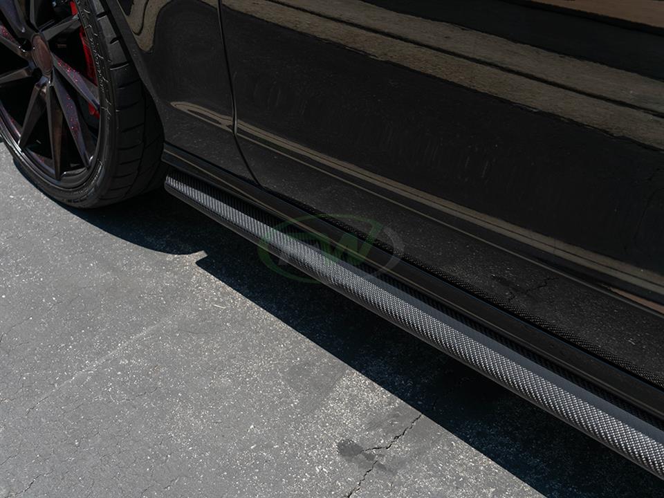 RW Carbon Mercedes W218 CLS Carbon Fiber Side Skirt Extensions (7)