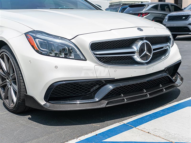 RW-Carbon-Mercedes-W218-CLS63-BRS-Style-Carbon-Fiber-Front-Lip-3