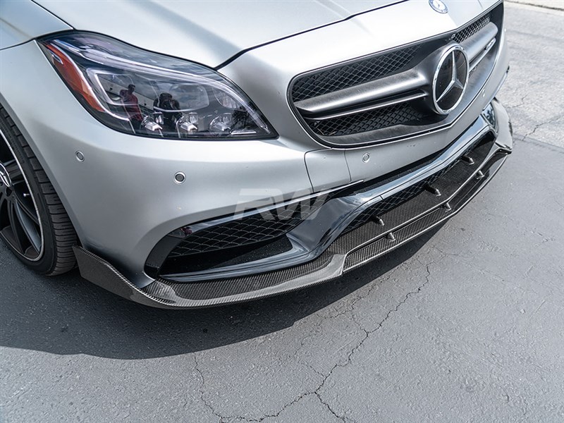 RW-Carbon-Mercedes-W218-CLS63-BRS-Style-Carbon-Fiber-Front-Lip
