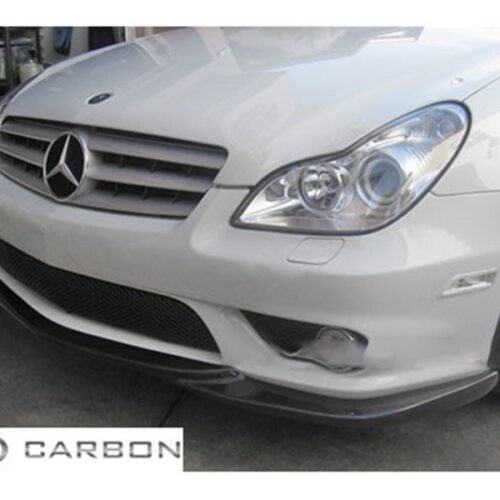 Alternative view of RW Carbon Mercedes W219 Carbon Fiber Front Lip Spoiler