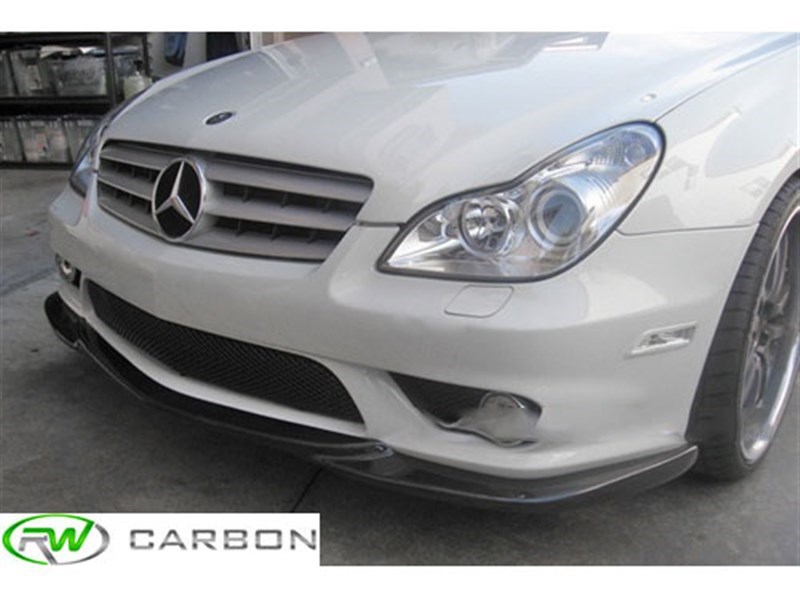 RW Carbon Mercedes W219 Carbon Fiber Front Lip Spoiler (2)