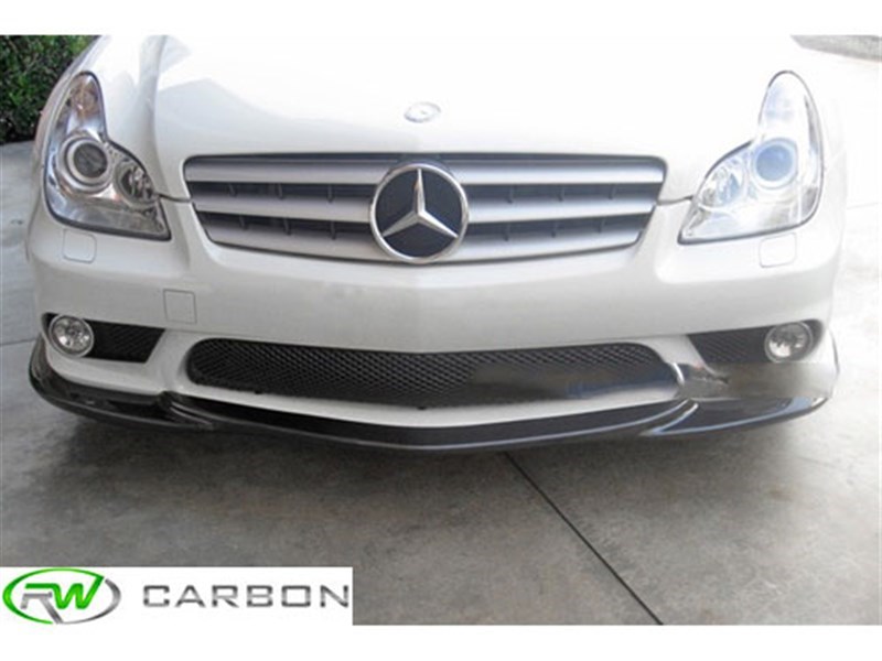 RW Carbon Mercedes W219 Carbon Fiber Front Lip Spoiler (3)
