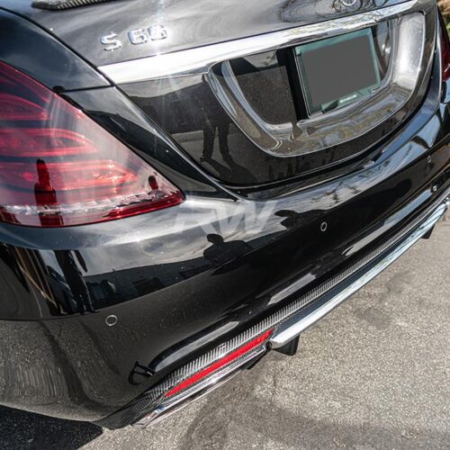 Alternative view of RW Carbon Mercedes W222 S63 Carbon Fiber Rear Diffuser
