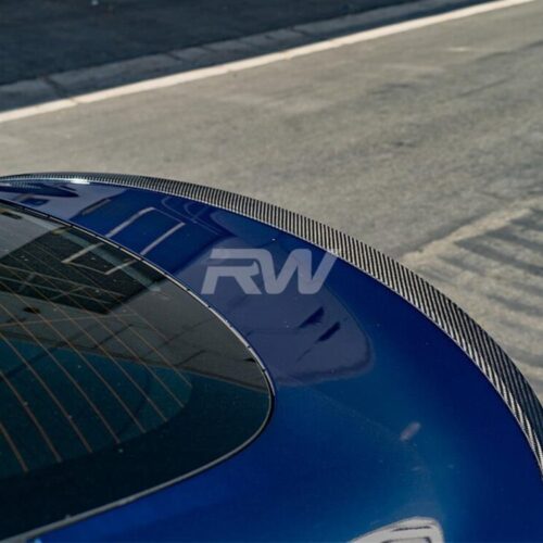 RW Carbon Tesla Model 3 Carbon Fiber Trunk Spoiler