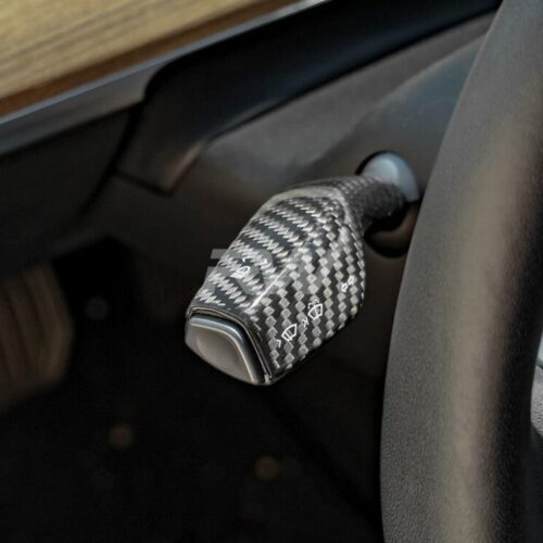 Alternative view of RW Carbon Tesla Model 3 / Y Carbon Fiber Gear Shifter Covers