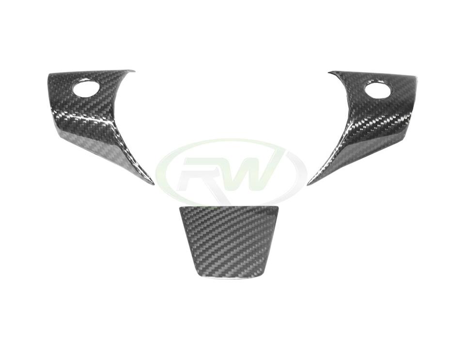 RW Carbon Tesla Model 3 _ Y Carbon Fiber Steering Wheel Trim - Image 7
