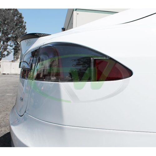 Alternative view of RW Carbon Tesla Model S Carbon Fiber Trunk Spoiler