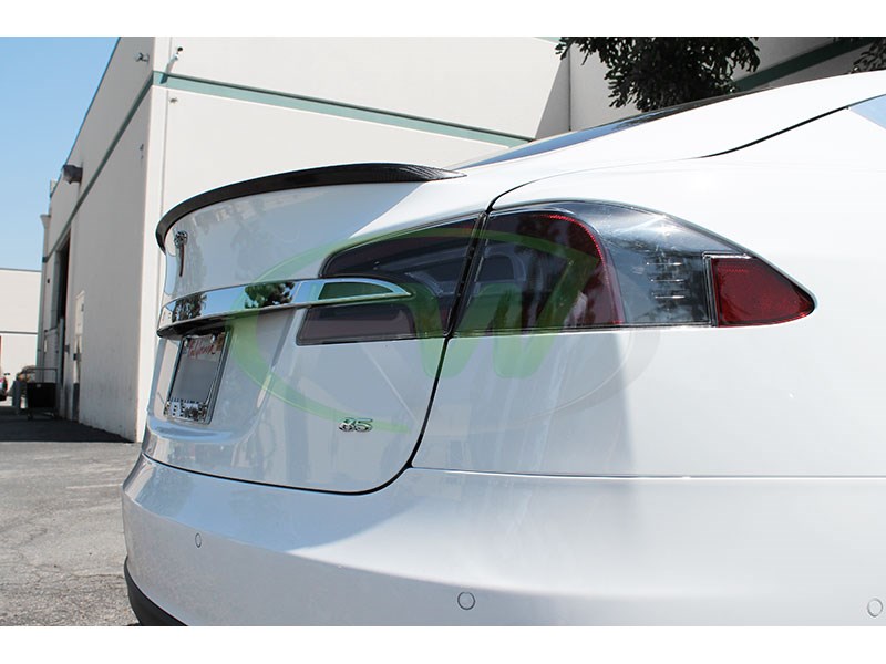 RW Carbon Tesla Model S Carbon Fiber Trunk Spoiler (3)