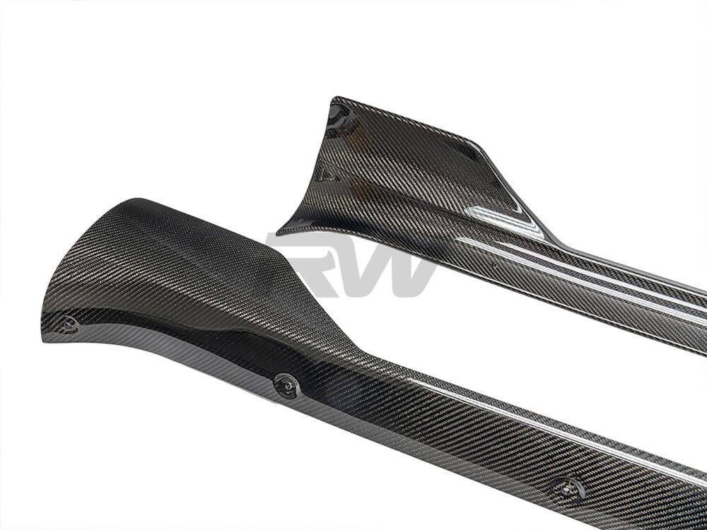RW Carbon Tesla Model S Plaid Carbon Fiber Side Skirt Extensions (15)