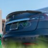 RW Carbon Tesla Model S Revo Style CF Trunk Spoiler (2)