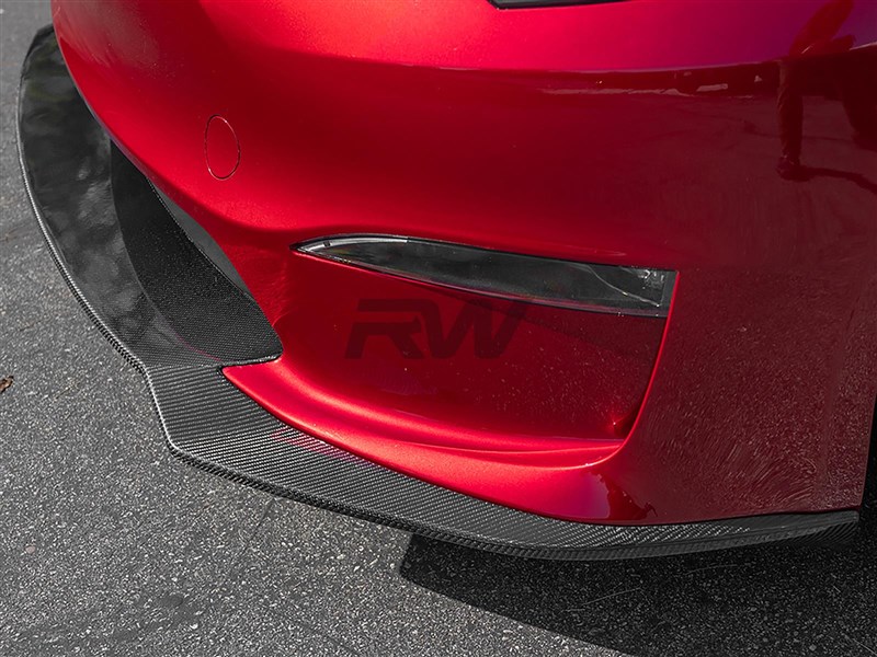RW Carbon Tesla Model S S Plaid Carbon Fiber Front Lip (4)