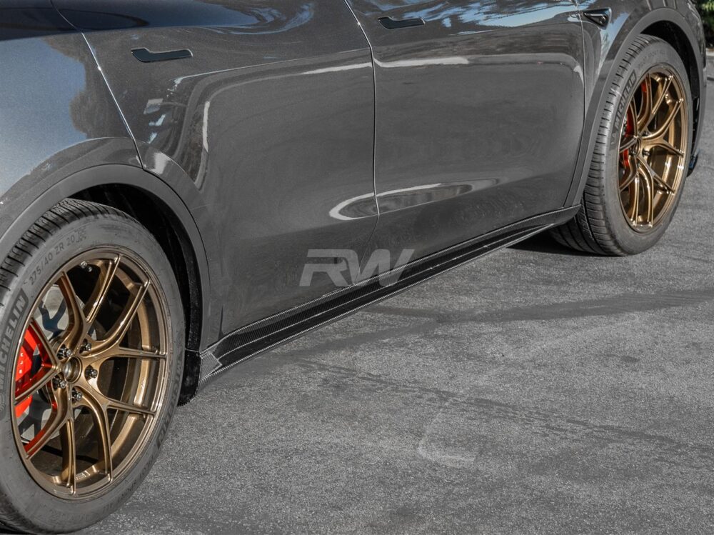 RW Carbon Tesla Model Y DTM CF Side Skirt Extensions (9)
