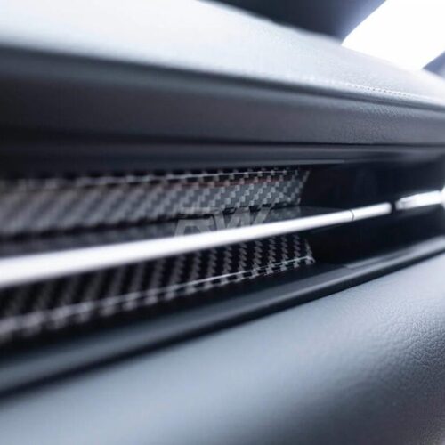 Alternative view of RW Carbon Toyota Supra A90 Carbon Fiber Interior Vent Trim