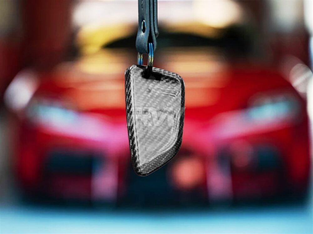 RW Carbon Toyota Supra A90 Carbon Fiber Key Case - Image 2