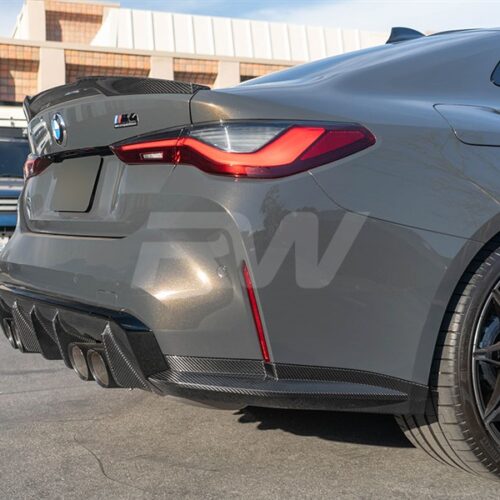 RW Carbon BMW G82/G83 M4 CF Performance Style Diffuser Sides