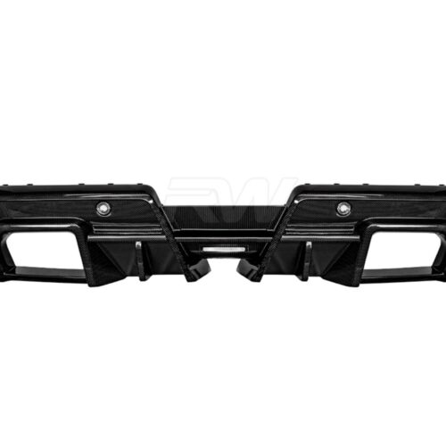 RW Carbon BMW G90 M5 SQ Carbon Fiber V2 Rear Diffuser