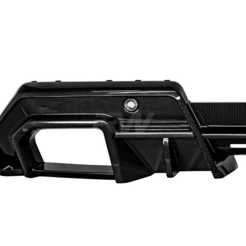 Alternative view of RW Carbon BMW G90 M5 SQ Carbon Fiber V2 Rear Diffuser