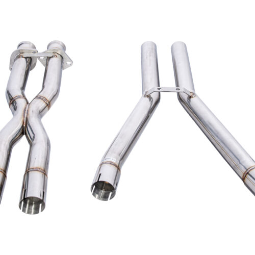 Alternative view of EOS 2006-08 Corvette C6 6.0L 6.2L Automatic 6 Speed Stainless Steel 2.5 In X Pipe