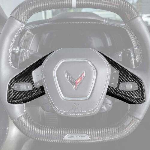 EOS Corvette C8 Steering Wheel Trim Cover w/ Collison Button
