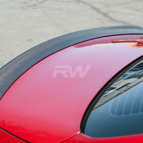 RW Carbon Mercedes W205 Sedan DTM Carbon Fiber Trunk Spoiler