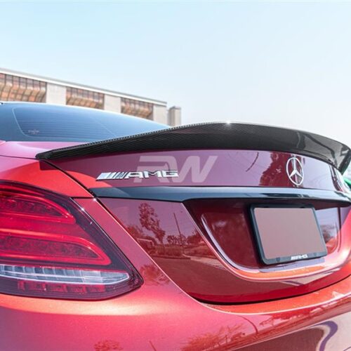 RW Carbon Mercedes W205 GTX Carbon Fiber Trunk Spoiler