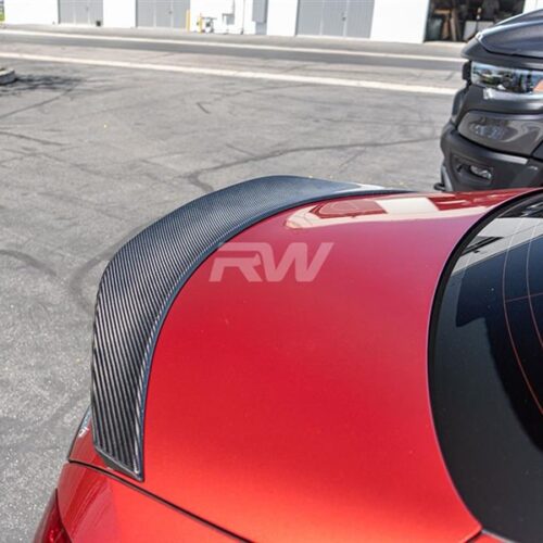Alternative view of RW Carbon Mercedes W205 GTX Carbon Fiber Trunk Spoiler