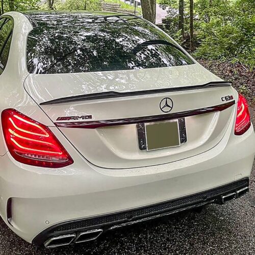 RW Carbon Mercedes W205 XR Carbon Fiber Trunk Spoiler