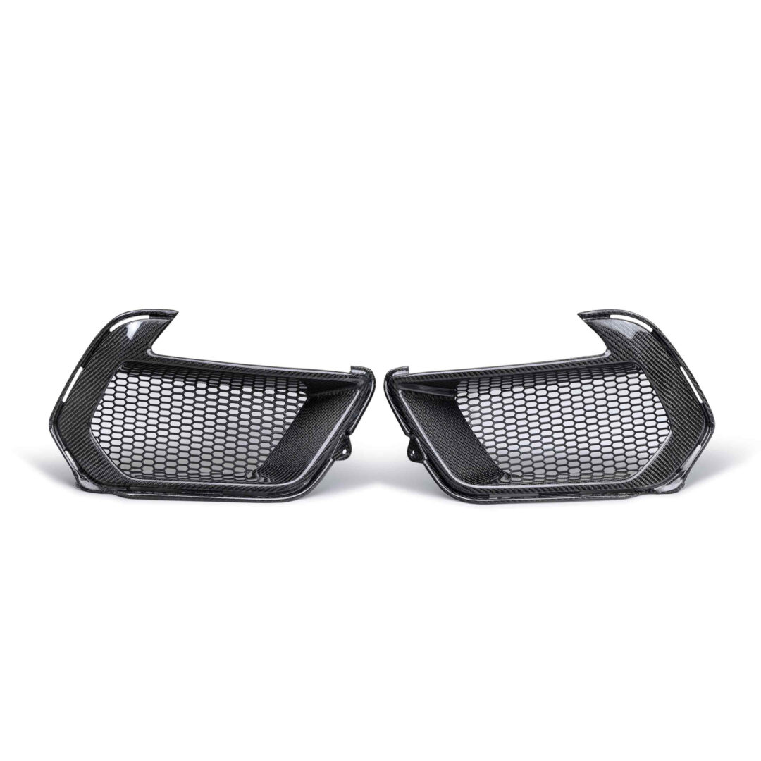 Anderson Composites Carbon Fiber Air Duct Bezels For 2021-2023 Ford Mustang Mach 1 AC-ADB21FDMUM1 _2