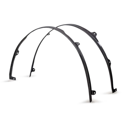 Alternative view of Anderson Composites Carbon Fiber Fender Extension For 2024-2025 Ford Mustang Dark Horse