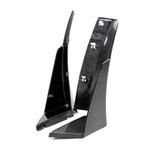 Alternative view of Anderson Composites Carbon Fiber Front Bumper Canards For 2015-2019 Chevrolet Corvette C7 Z06