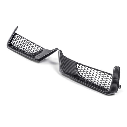 Anderson Composites Carbon Fiber Front Bumper Inserts For 2024-2025 Ford Mustang Dark Horse