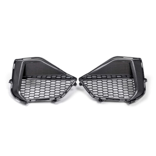 Alternative view of Anderson Composites Carbon Fiber Front Bumper Inserts For 2024-2025 Ford Mustang GT