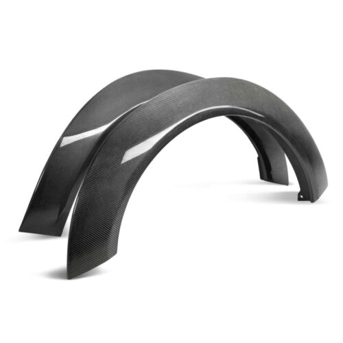 Anderson Composites Carbon Fiber Front Fender Flares For 2018-2023 Dodge Challenger Widebody